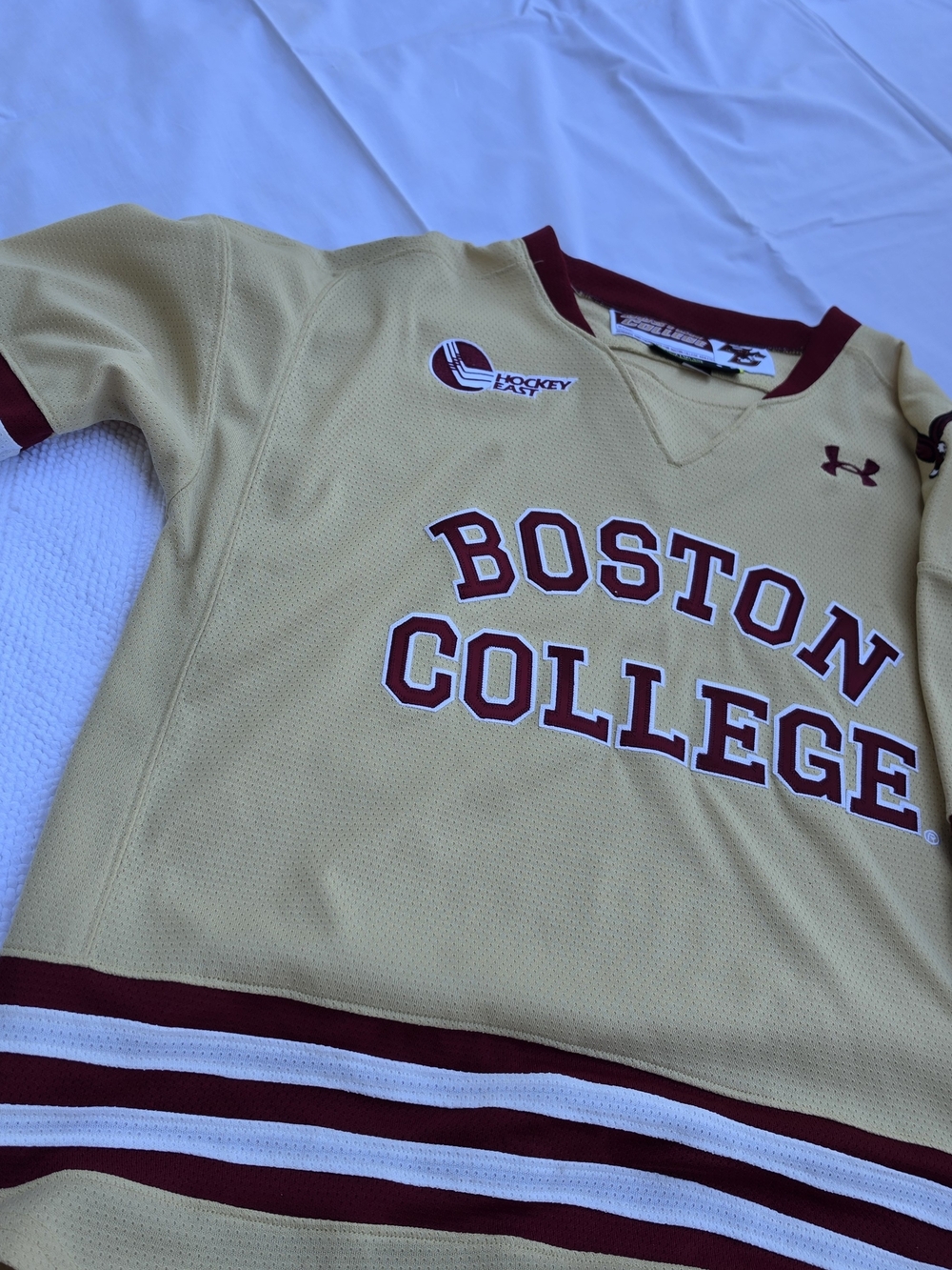 Under Armour Boston College Men's Gold Hockey Jersey